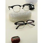 Clup Master Altın Çerceve Unisex Şeffaf Güneş Gözlüğü
