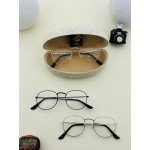 Pilot Metal Çerçeve Oval Unisex Şeffaf Gözlük